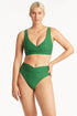 Sea Level Honeycomb Wrap High Waist Pant